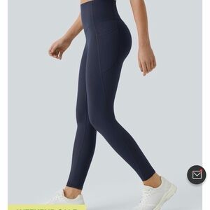 Halara Navy High-Waisted Leggings